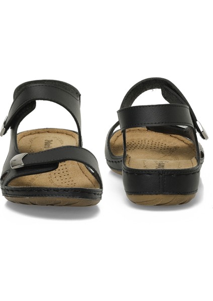 166965.Z5FX Siyah Kadın Düz Sandalet