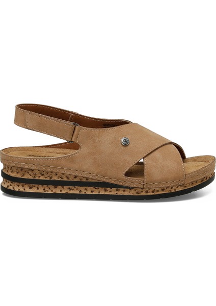 166953.Z5FX Taba Kadın Düz Sandalet