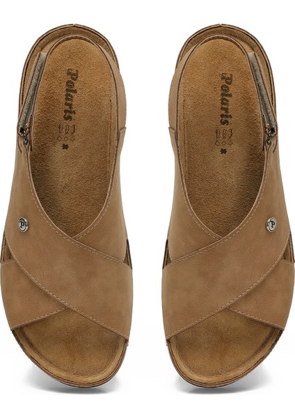 166953.Z5FX Taba Kadın Düz Sandalet