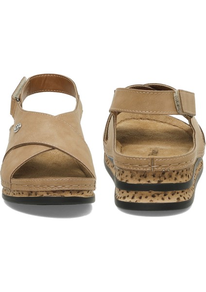 166953.Z5FX Taba Kadın Düz Sandalet