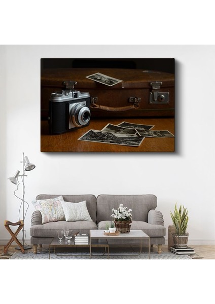 Klasik Fotoğraf Makinesi - Anıların Izinde Kanvas Tablo