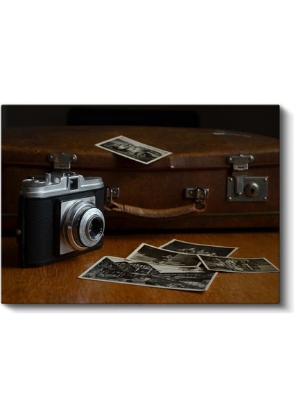 Klasik Fotoğraf Makinesi - Anıların Izinde Kanvas Tablo fiyatları