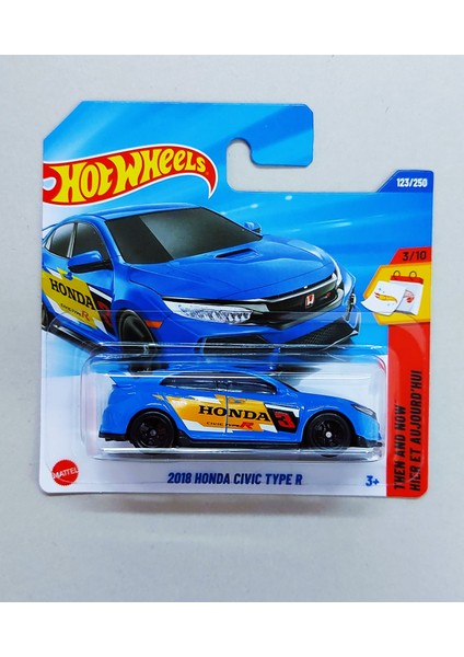 2018 Honda Civic Type R ( 2025 Seri Model Araba ) ( Mavi Renk )