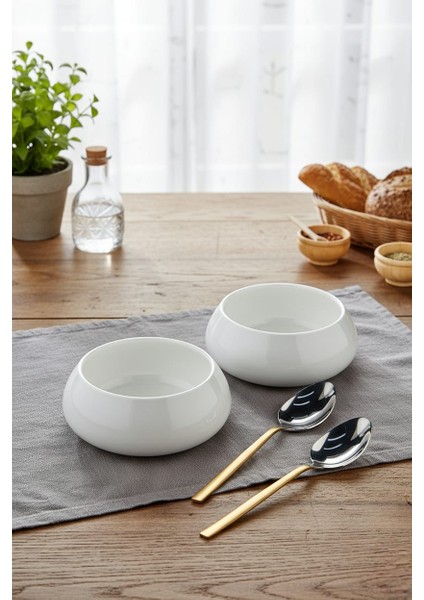 2’li Set Porselen Çorba, Tatlı ve Meze Kasesi 14X6 cm fiyatları