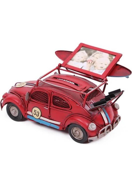 Dekoratif Metal Araba Çerçeveli ve Kumbaralı Hediyelik (1378SS) modelleri