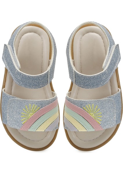 SUUP.B5FX Mavi Kız Çocuk Sandalet