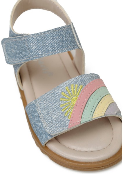 SUUP.B5FX Mavi Kız Çocuk Sandalet