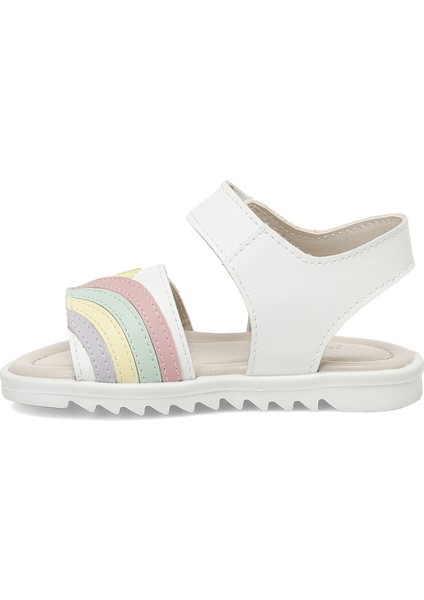SUUP.B5FX Beyaz Kız Çocuk Sandalet