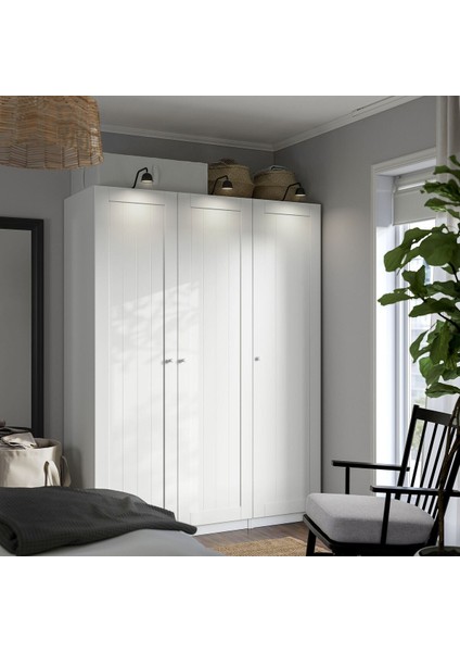 Pax Gardırop, Beyaz, 150X60X201 cm fiyatları