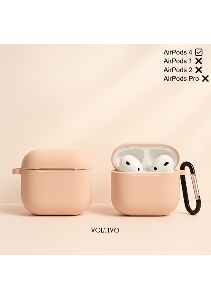 Airpods 4. Nesil Uyumlu Renkli Kir Tutmaz Silikon Kancalı Kılıf fiyatları