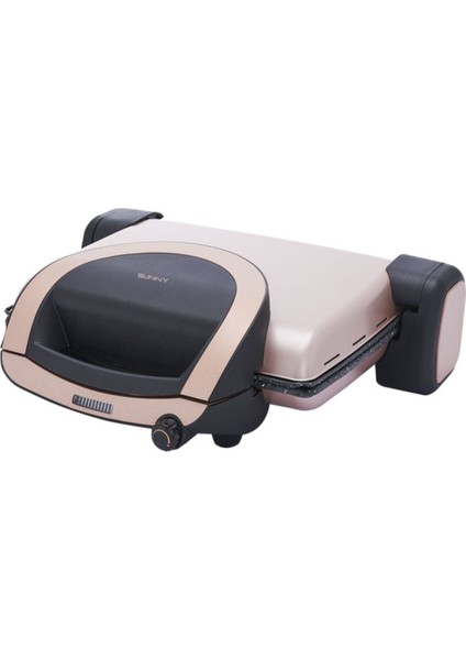 Beyaz Piyano Tost Makinası Tstm-14, Şık ve Kullanışlı Mutfak Cihazı