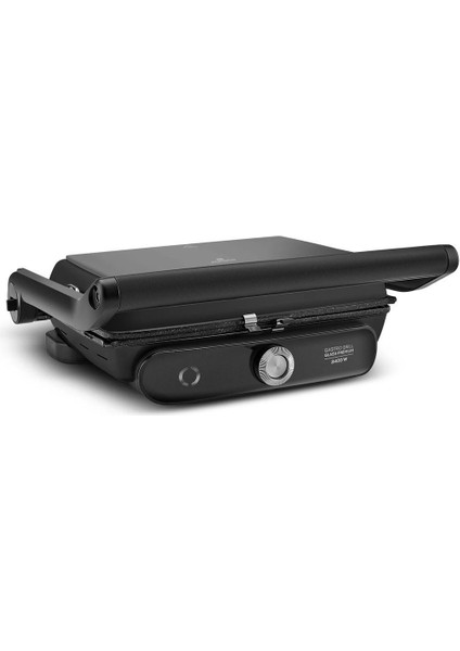 5 Kademeli Yanmaz Cam Yüzeyli Izgara ve Tost Makinesi, Çıkarılabilir Plakalar