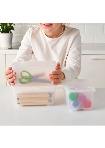 Kapaklı Kutu, Şeffaf, 17X10 cm fiyatları