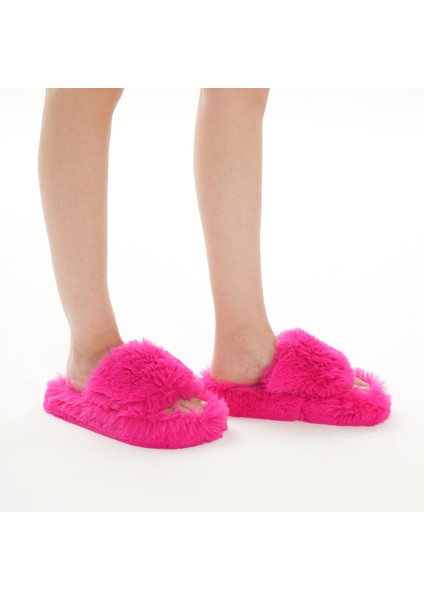 Fuşya Pembe Tüylü Terlik|pembe Tüylü Gelin Terliği| Parti, Ev, Kokoş, Eva Tabanlı Terlik|slipper fiyatları