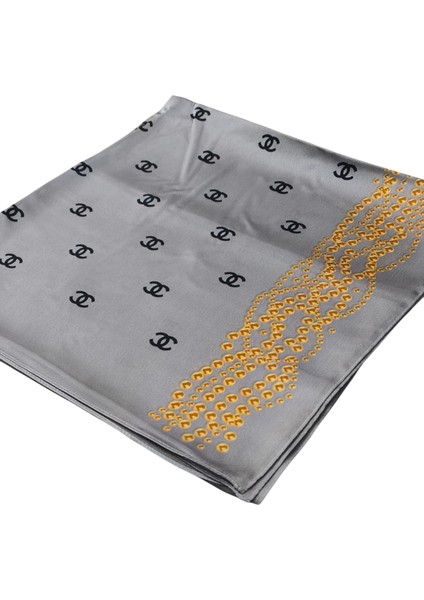 C Desen Incili Model Vual Ipek Şal Gümüş modelleri