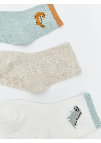 Desenli Erkek Bebek Soket Çorap 5'li (W5) fiyatları