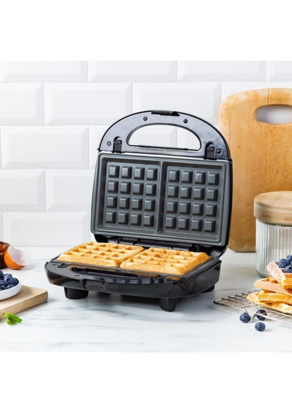 3'ü 1 Arada Siyah Tost Makinesi, Şık ve Kullanışlı Tasarım indirimleri