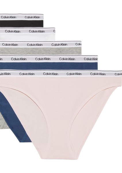 Calvın Kleın Kadın Marka Logolu Elastik Bantlı Günlük Kullanıma Uygun Mavi Külot 000QD5208E 31V fiyatları