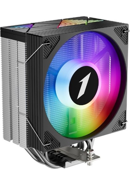 Cryo CY12L Siyah 120MM Argb 4pın Pwm AM4,AM5/LGA1851-1700 Kule Tipi Işlemci Hava Soğutucu