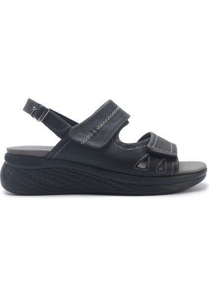 105486.Z5FX Siyah Kadın Comfort Sandalet