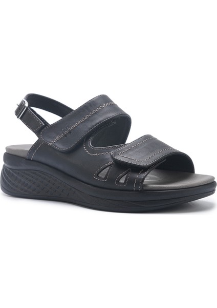 105486.Z5FX Siyah Kadın Comfort Sandalet