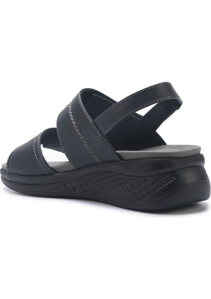 105486.Z5FX Siyah Kadın Comfort Sandalet