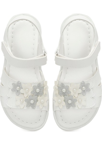 Jolıe .P5FX Beyaz Kız Çocuk Sandalet