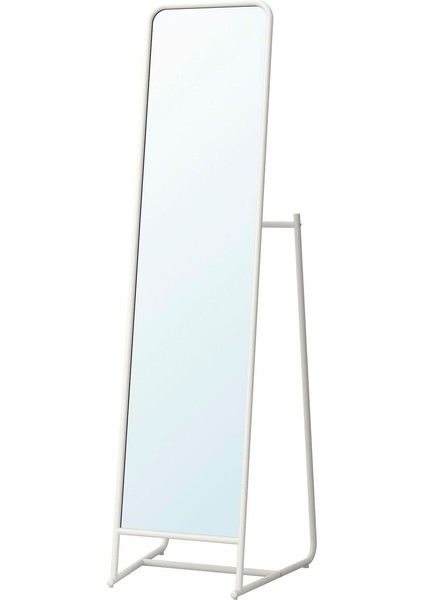 Ayaklı Boy Aynası, Beyaz, 48X160 cm