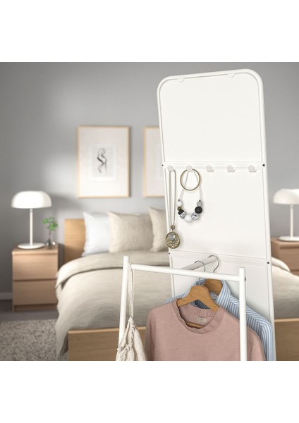 Ayaklı Boy Aynası, Beyaz, 48X160 cm modelleri