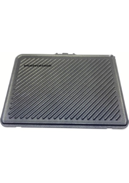 Siyah Tost ve Izgara Plakası 2'li Takım, Çok Renkli, Pratik ve Dayanıklı Set