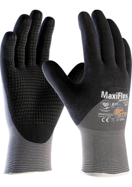 Maxiflex® Endurance™ With Ad-Apt® 42-845 Dotlu Mekanik Iş Eldiveni Takım No:9