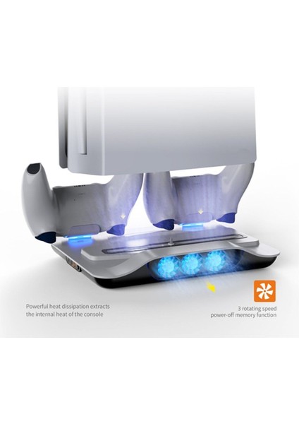 Playstation 5 Multifunctional Konsol Soğutma Standı ve Oyun Kolu Şarj ISTASYONU-TP5-05102 fırsatları