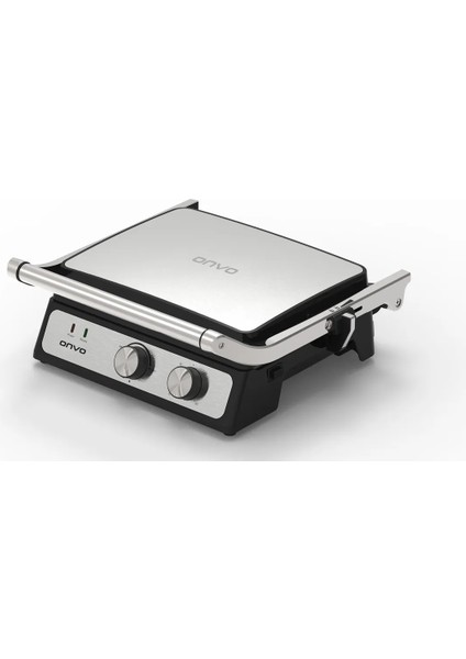 2000W Gümüş Tost Makinesi, Pratik ve Şık Tasarım