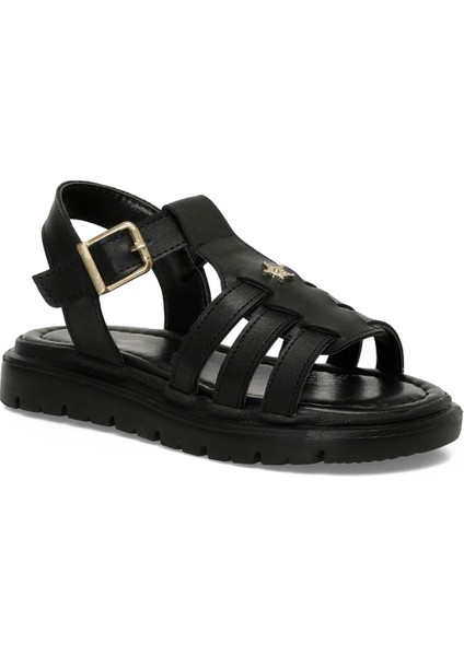 Novale F 5fx Siyah Kız Çocuk Sandalet