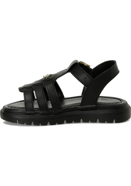 Novale F 5fx Siyah Kız Çocuk Sandalet