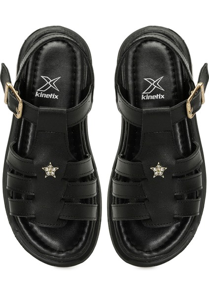 Novale F 5fx Siyah Kız Çocuk Sandalet