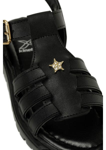 Novale F 5fx Siyah Kız Çocuk Sandalet