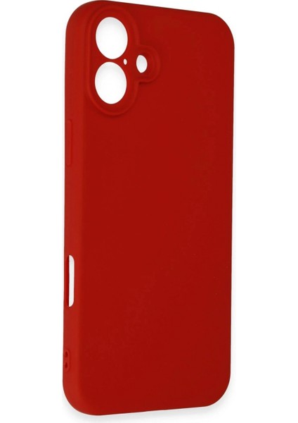 iPhone 16 Kılıf First Silikon - Kırmızı modelleri
