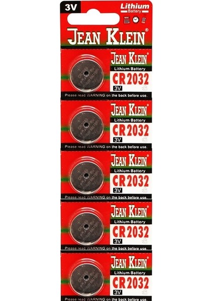 Baskül -Terazi Pili 5 Li Paket CR2032 - 3V (5263)