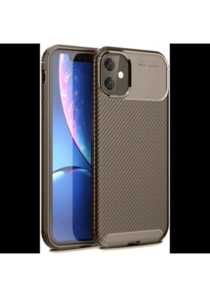 iPhone 11 Kılıf Auto Focus Karbon Kapak