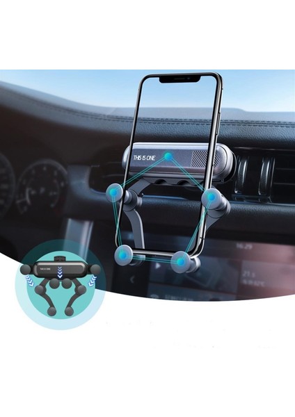 4 Nokta Destekli Araç Içi Cep Telefonu Sabitleyici Tutucu Aparat (5263) indirimleri