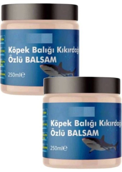 Köpekbalığı Kıkırdağı Kremi Balsam Vücut Ağ.rılarını Dindirici Etki 250 ml 2 Adet