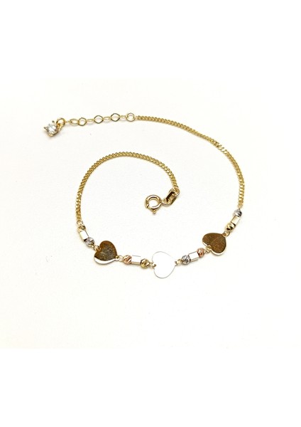 Pul Kalpli Dorika Toplu Bileklik Künye 14 Ayar Altın Hd Videolu