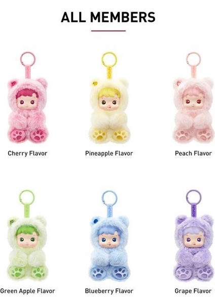 Popmart 6 Adet Full Set Haci Pupu Gummy Bear Ithal Labubu 6’lı Set fiyatları