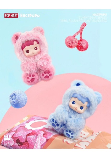 Popmart 6 Adet Full Set Haci Pupu Gummy Bear Ithal Labubu 6’lı Set fırsatları