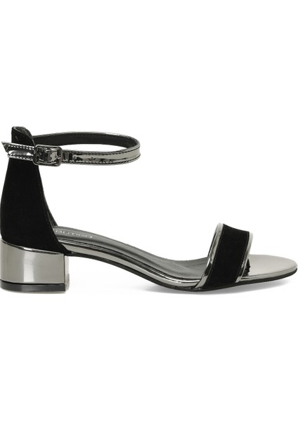 21S-701 5fx Siyah Kadın Topuklu Sandalet