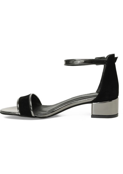 21S-701 5fx Siyah Kadın Topuklu Sandalet