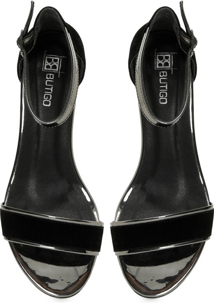 21S-701 5fx Siyah Kadın Topuklu Sandalet