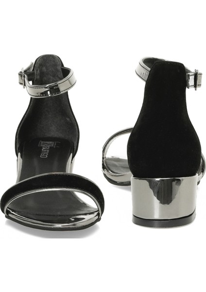 21S-701 5fx Siyah Kadın Topuklu Sandalet