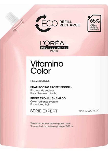 Loreal Professionnel Vitamino Color Shampoo 1500 ml Şampuan Refill